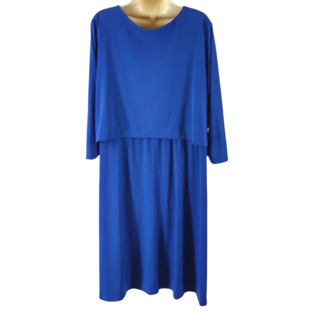 Elegant Blue Women's Dress